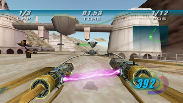 Игра STAR WARS Episode I Racer, скриншот