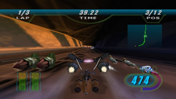 Игра STAR WARS Episode I Racer, скриншот