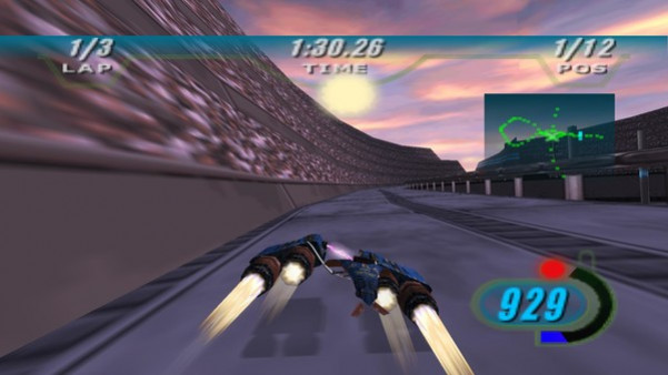 Игра STAR WARS Episode I Racer, скриншот
