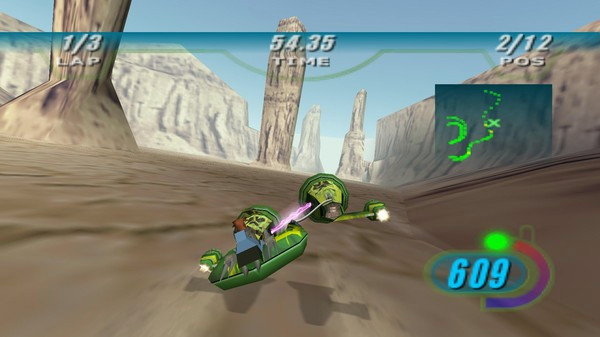 Игра STAR WARS Episode I Racer, скриншот
