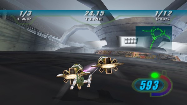 Игра STAR WARS Episode I Racer, скриншот