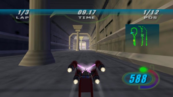 Игра STAR WARS Episode I Racer, скриншот