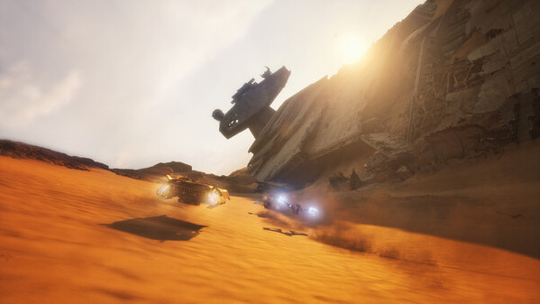 Игра STAR WARS: Galactic Racer, скриншот