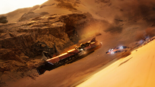 Игра STAR WARS: Galactic Racer, скриншот