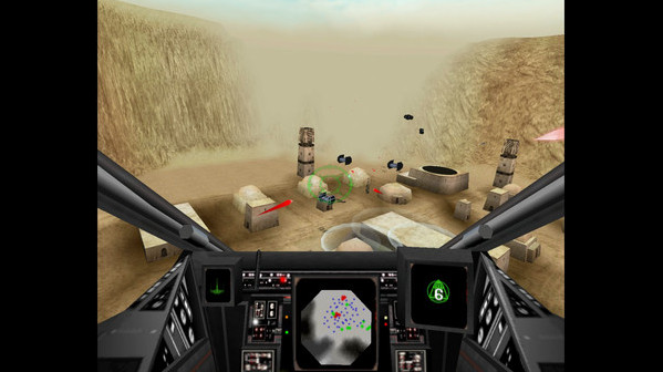 Игра STAR WARS: Rogue Squadron 3D, скриншот