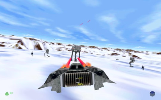 Игра STAR WARS SHADOWS OF THE EMPIRE, скриншот