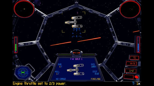 Игра STAR WARS: TIE Fighter Special Edition, скриншот