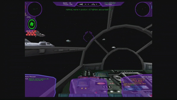 Игра STAR WARS - X-Wing Alliance, скриншот