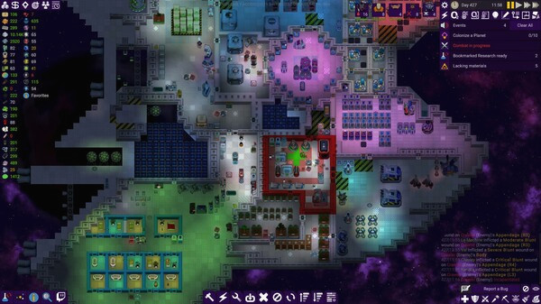 Игра Stardeus, скриншот