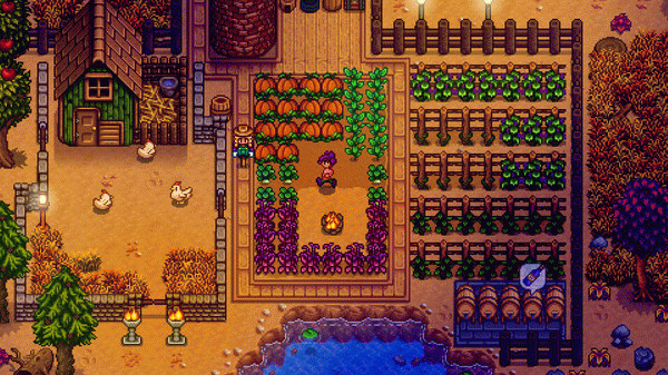 Игра Stardew Valley, скриншот