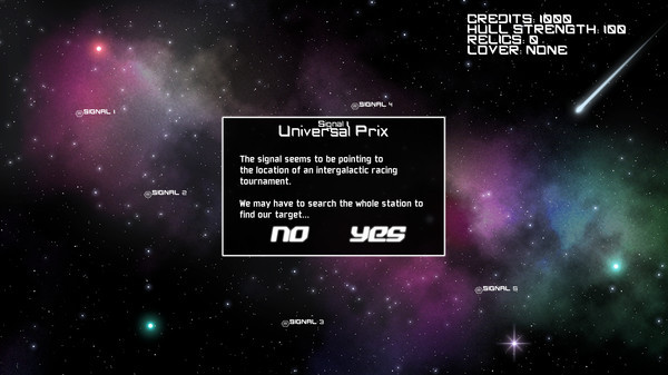 Игра Starlight Drifter, скриншот