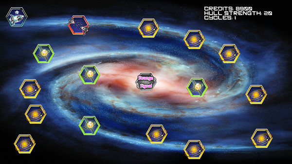 Игра Starlight Drifter, скриншот