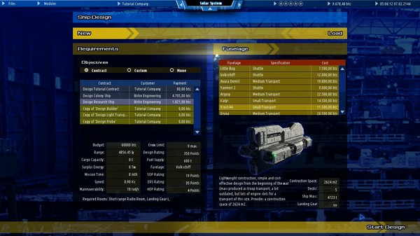 Игра Starship Corporation, скриншот