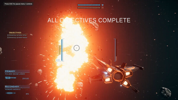 Игра Starship Fighters: Space Combat Simulator, скриншот