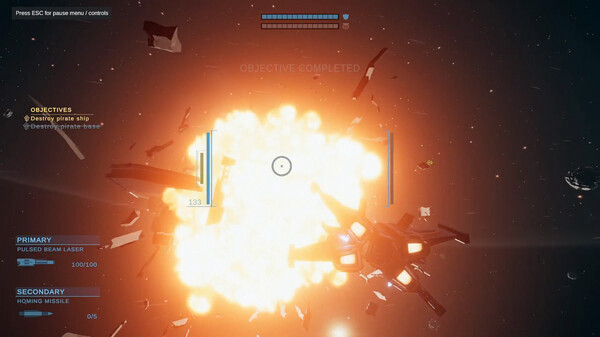 Игра Starship Fighters: Space Combat Simulator, скриншот