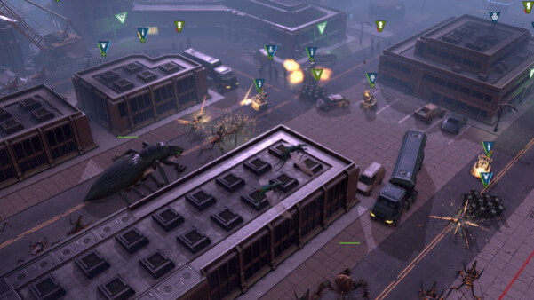 Игра Starship Troopers: Terran Command - Urban Onslaught, скриншот