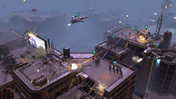 Игра Starship Troopers: Terran Command - Urban Onslaught, скриншот