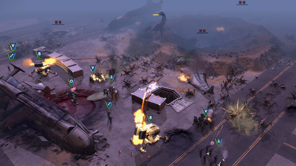 Игра Starship Troopers: Terran Command - Urban Onslaught, скриншот