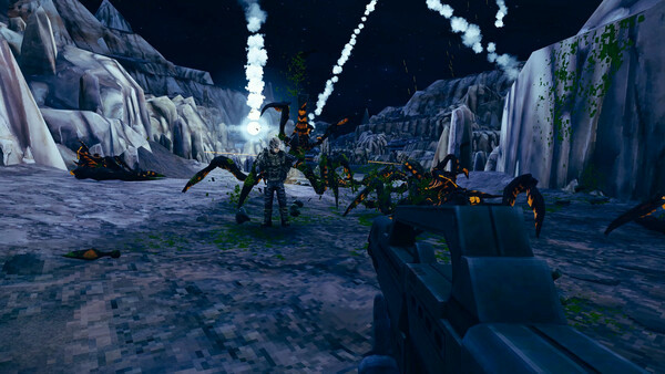Игра Starship Troopers: Ultimate Bug War!, скриншот