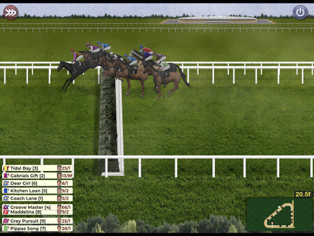 Игра Starters Orders Touch Horse Racing, скриншот
