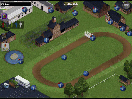 Игра Starters Orders Touch Horse Racing, скриншот