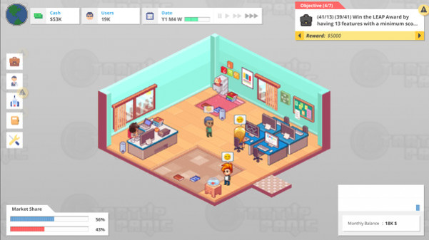 Игра Startup Panic, скриншот