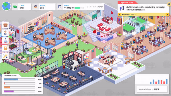 Игра Startup Panic, скриншот