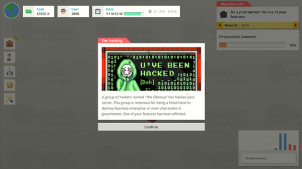 Игра Startup Panic, скриншот