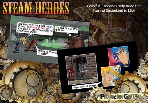 Игра Steam Heroes, скриншот