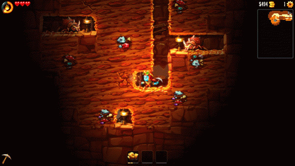 Игра SteamWorld Dig 2, скриншот