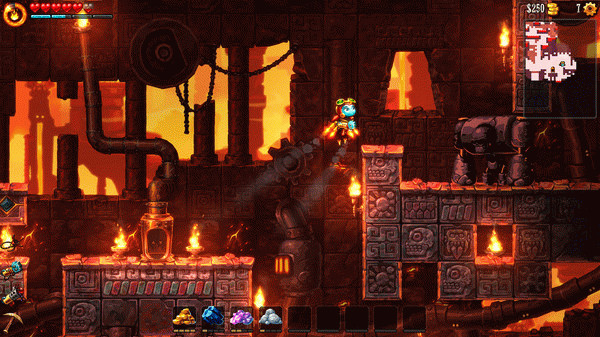 Игра SteamWorld Dig 2, скриншот