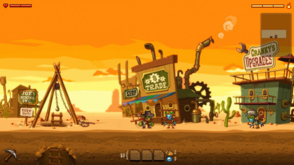 Игра SteamWorld Dig, скриншот