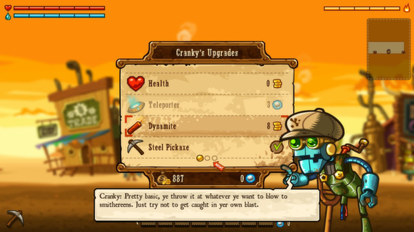 Игра SteamWorld Dig, скриншот