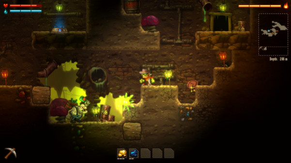 Игра SteamWorld Dig, скриншот
