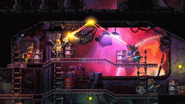 Игра SteamWorld Heist, скриншот