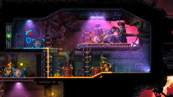 Игра SteamWorld Heist, скриншот
