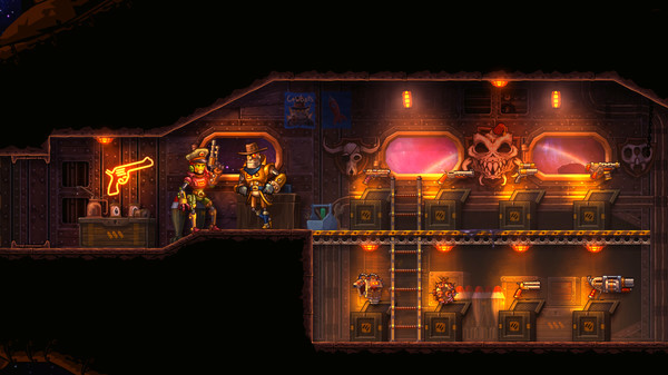 Игра SteamWorld Heist, скриншот