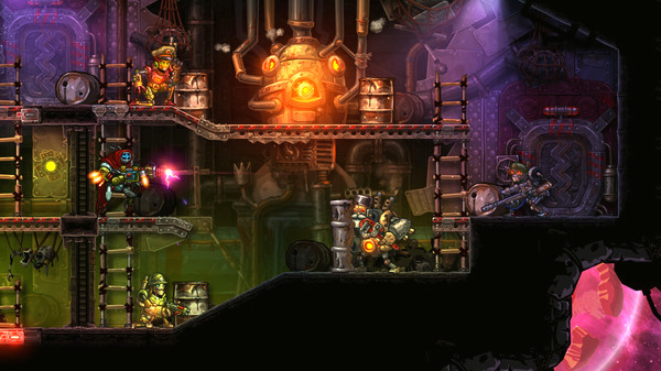 Игра SteamWorld Heist: The Outsider, скриншот