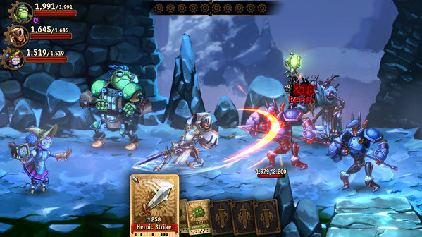 Игра SteamWorld Quest: Hand of Gilgamech, скриншот
