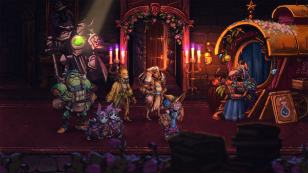 Игра SteamWorld Quest: Hand of Gilgamech, скриншот