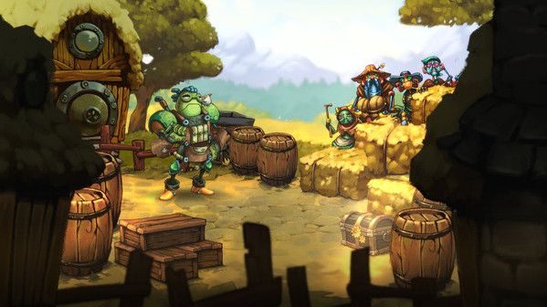 Игра SteamWorld Quest: Hand of Gilgamech, скриншот