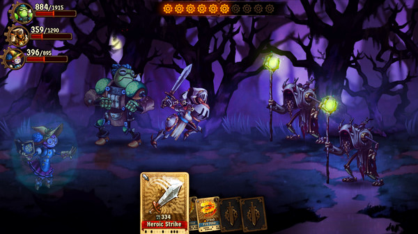 Игра SteamWorld Quest: Hand of Gilgamech, скриншот