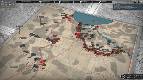 Игра Steel Division 2 - Burning Baltics, скриншот