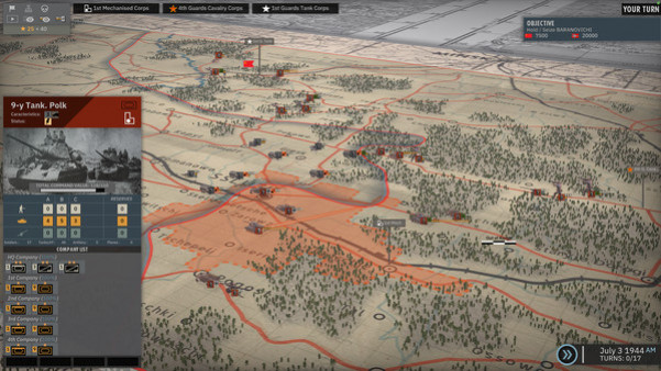 Игра Steel Division 2, скриншот