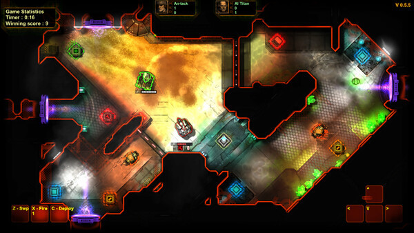 Игра Steel shadows arena, скриншот
