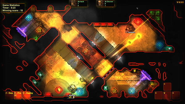 Игра Steel shadows arena, скриншот