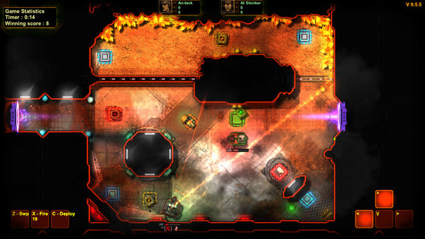 Игра Steel shadows arena, скриншот