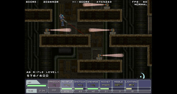 Игра STEEL STRIDER, скриншот
