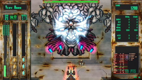 Игра Steel Vampire, скриншот