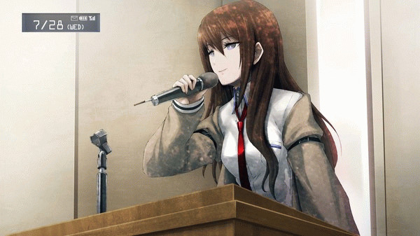 Игра STEINS;GATE, скриншот